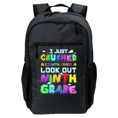 Kids Look Out Ninth Grade Funny Gamer Back To School Daily Commute Backpack