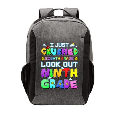 Kids Look Out Ninth Grade Funny Gamer Back To School Vector Backpack