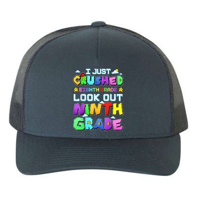 Kids Look Out Ninth Grade Funny Gamer Back To School Yupoong Adult 5-Panel Trucker Hat