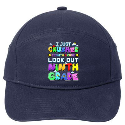 Kids Look Out Ninth Grade Funny Gamer Back To School 7-Panel Snapback Hat