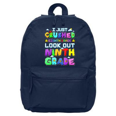 Kids Look Out Ninth Grade Funny Gamer Back To School 16 in Basic Backpack