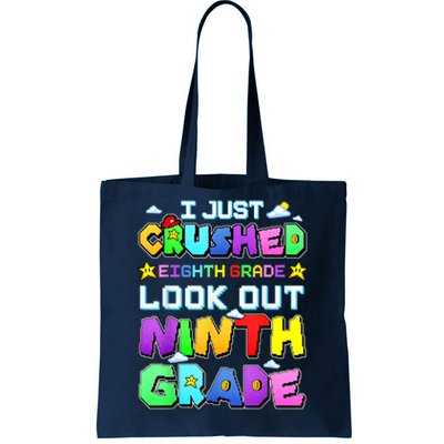 Kids Look Out Ninth Grade Funny Gamer Back To School Tote Bag