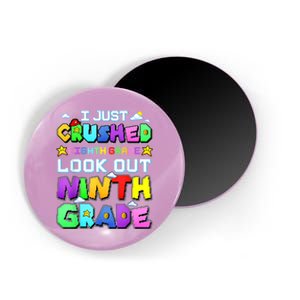 Kids Look Out Ninth Grade Funny Gamer Back To School Magnet