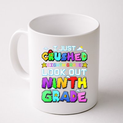 Kids Look Out Ninth Grade Funny Gamer Back To School Coffee Mug