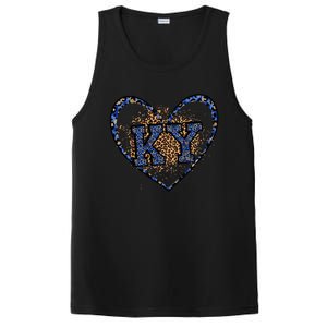 Kentucky Leopard Print KY Pride Kentucky Girl Cute State  PosiCharge Competitor Tank