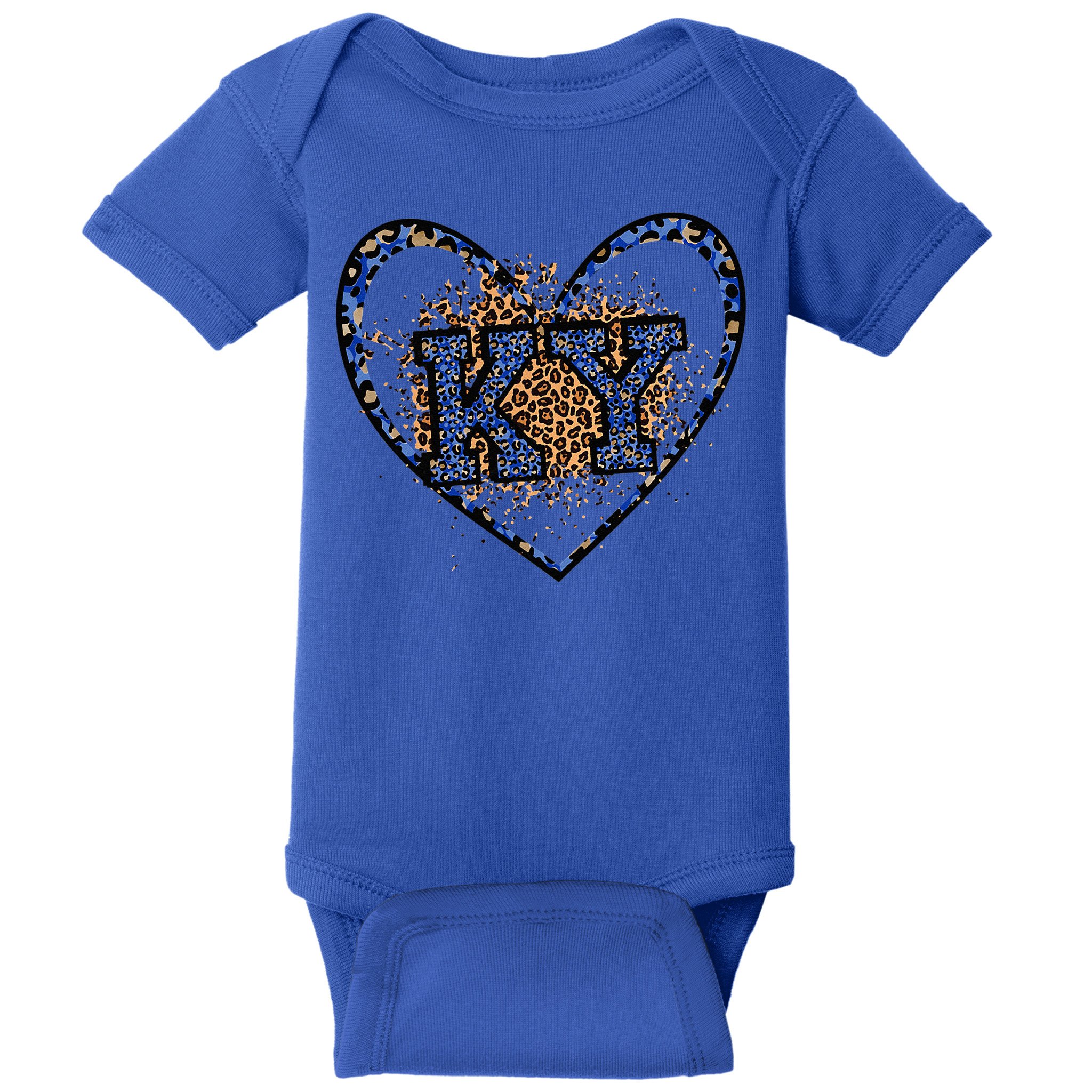 Kentucky Leopard Print KY Pride Kentucky Girl Cute State  Baby Bodysuit