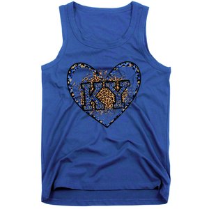 Kentucky Leopard Print KY Pride Kentucky Girl Cute State  Tank Top