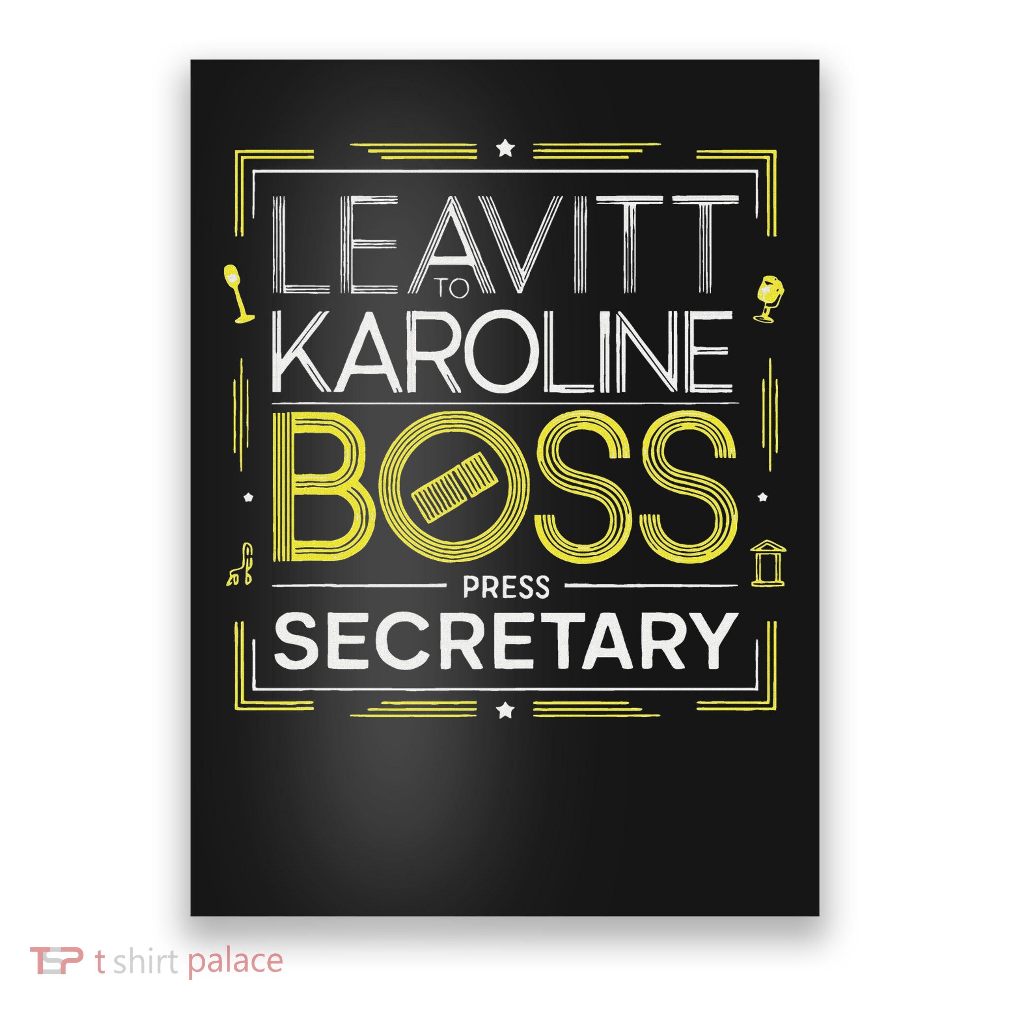 Karoline Leavitt Press Secretary Supporter Graphic Poster