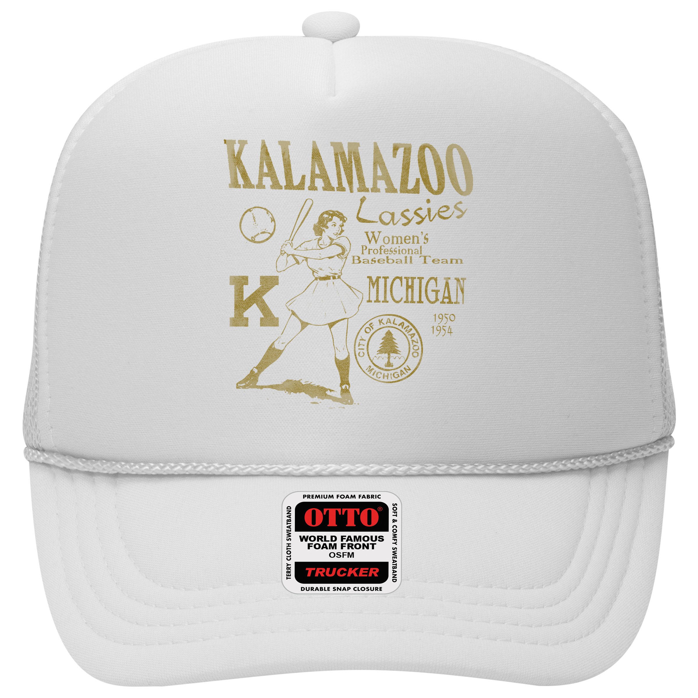 Kalamazoo Lassies Professional Women Baseball Team Hat