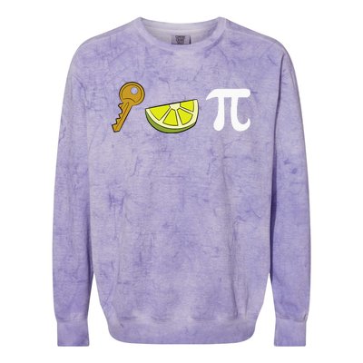 Key Lime Pie Dessert Food Pun Key Lime Pie Colorblast Crewneck Sweatshirt