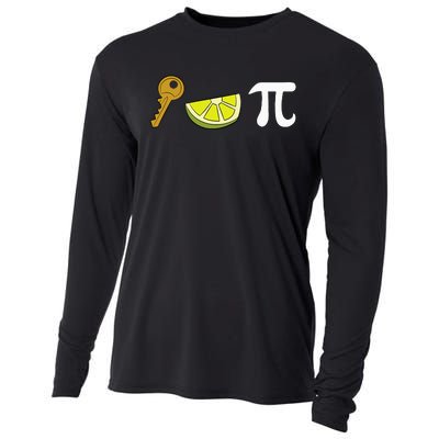 Key Lime Pie Dessert Food Pun Key Lime Pie Cooling Performance Long Sleeve Crew