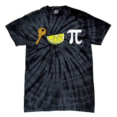 Key Lime Pie Dessert Food Pun Key Lime Pie Tie-Dye T-Shirt