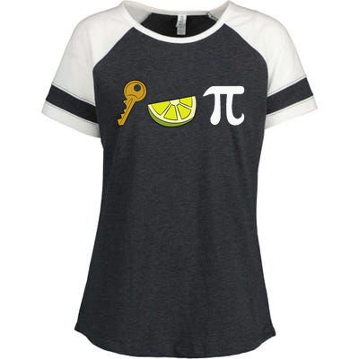 Key Lime Pie Dessert Food Pun Key Lime Pie Enza Ladies Jersey Colorblock Tee