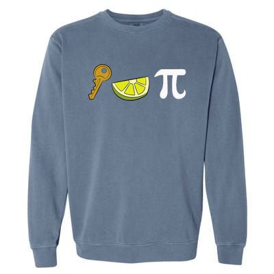 Key Lime Pie Dessert Food Pun Key Lime Pie Garment-Dyed Sweatshirt