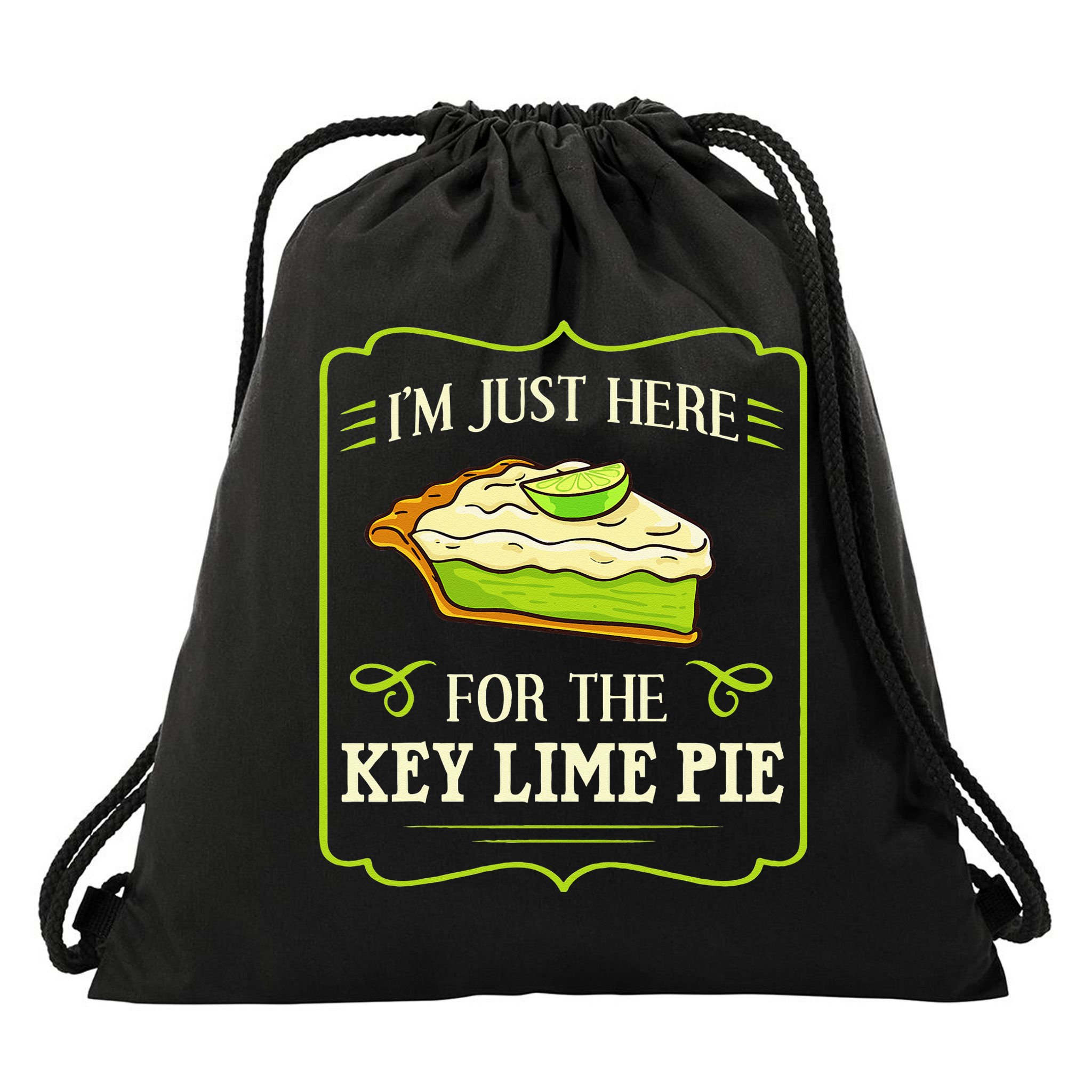 Key Lime Pie Recipe West Florida Drawstring Bag
