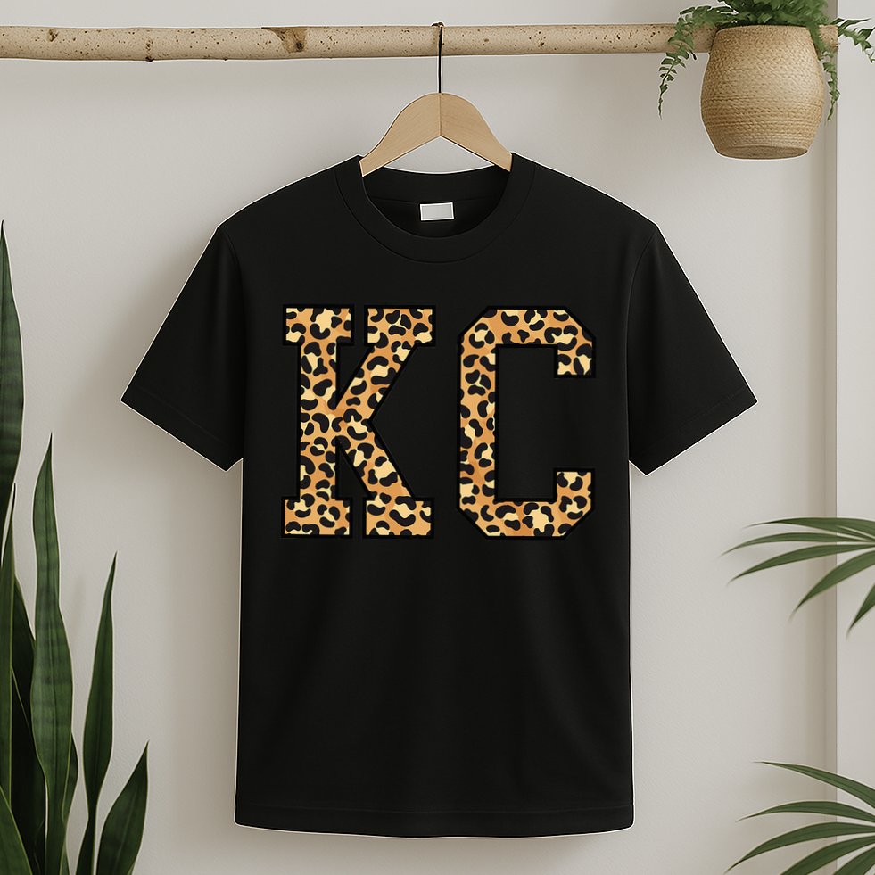 KC Leopard Pattern Wo Kansas City T-Shirt