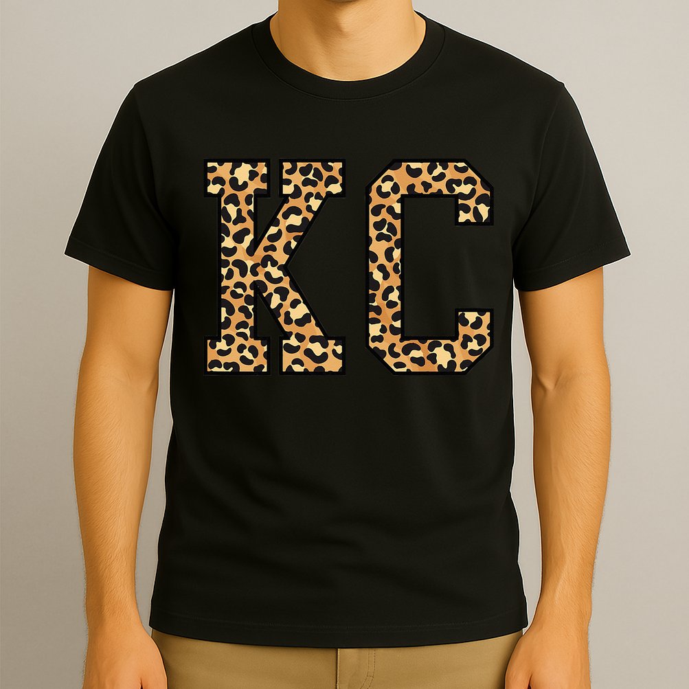 KC Leopard Pattern Wo Kansas City T-Shirt