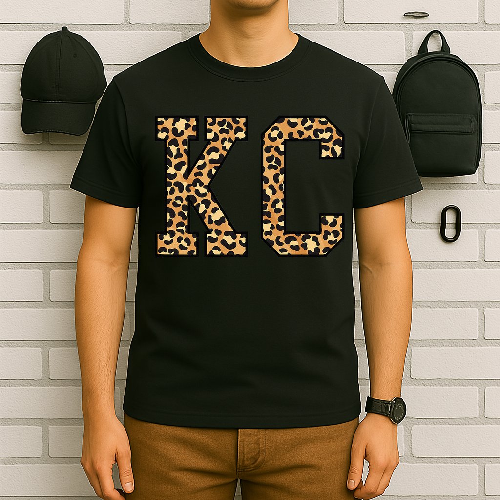 KC Leopard Pattern Wo Kansas City T-Shirt
