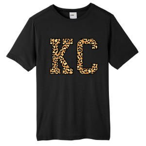 KC Leopard Pattern Wo Kansas City Tall Fusion ChromaSoft Performance T-Shirt