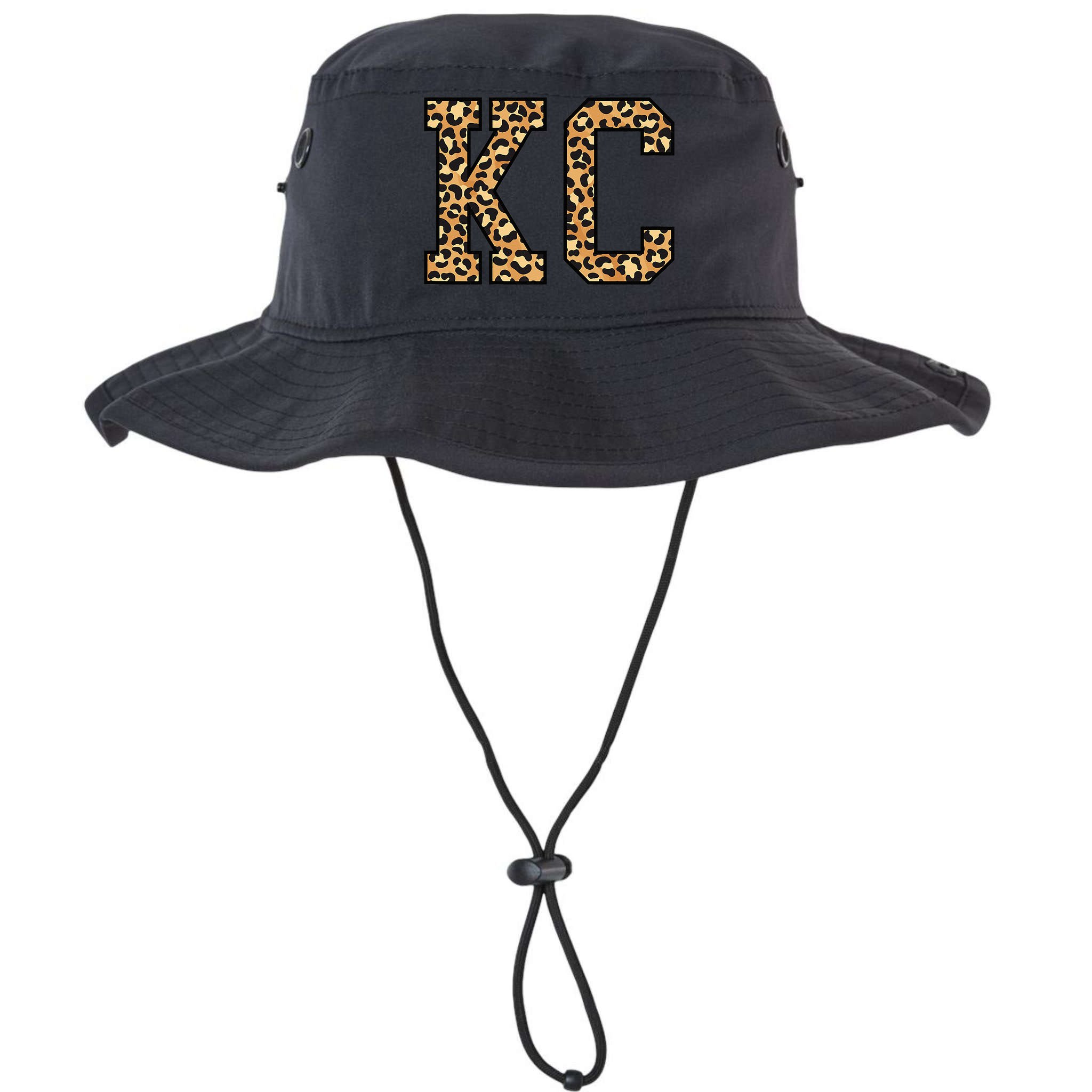 KC Leopard Pattern Wo Kansas City Bucket Hat