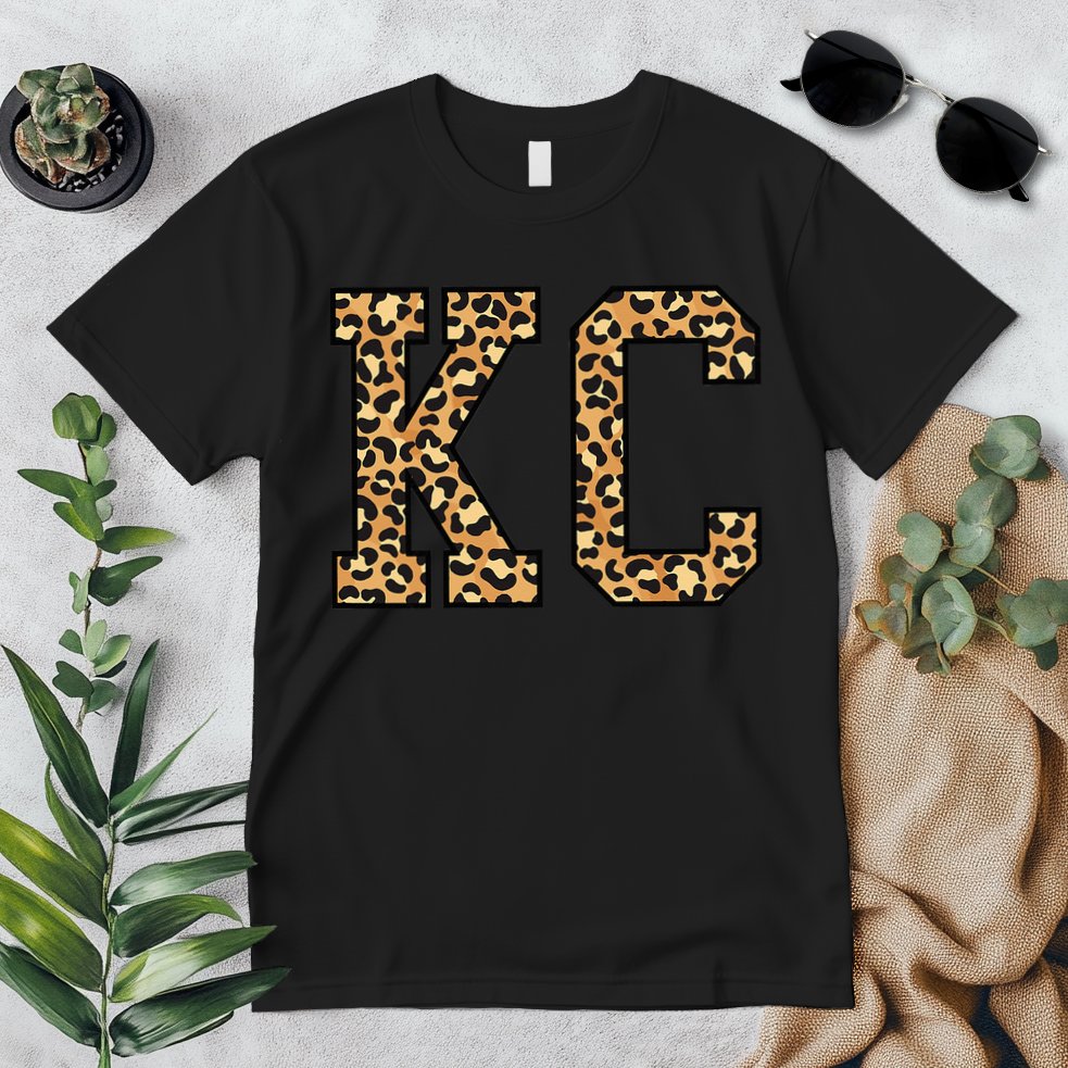 KC Leopard Pattern Wo Kansas City Premium T-Shirt