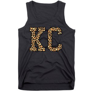 KC Leopard Pattern Wo Kansas City Tank Top