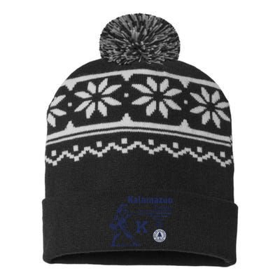 Kalamazoo Lassies Professional Women Baseball Team USA-Made Snowflake Beanie