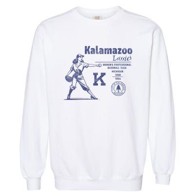 Kalamazoo Lassies Professional Women Baseball Team Garment-Dyed Sweatshirt