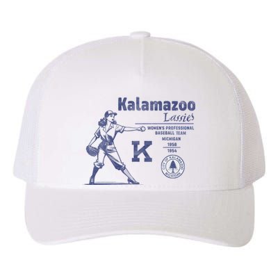 Kalamazoo Lassies Professional Women Baseball Team Yupoong Adult 5-Panel Trucker Hat