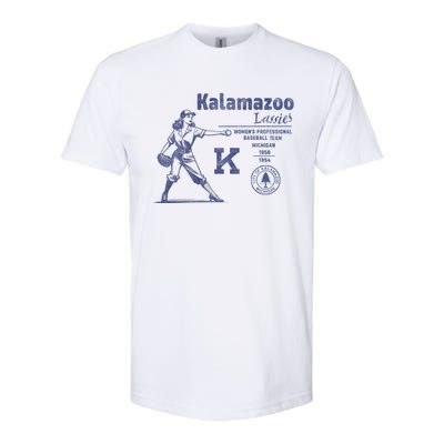 Kalamazoo Lassies Professional Women Baseball Team Softstyle CVC T-Shirt