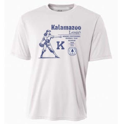 Kalamazoo Lassies Professional Women Baseball Team Cooling Performance Crew T-Shirt