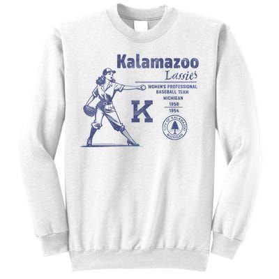 Kalamazoo Lassies Professional Women Baseball Team Sweatshirt