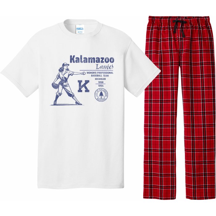 Kalamazoo Lassies Professional Women Baseball Team Pajama Set