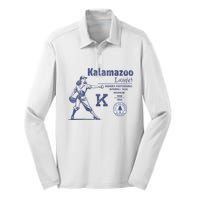 Kalamazoo Lassies Professional Women Baseball Team Silk Touch Performance Long Sleeve Polo