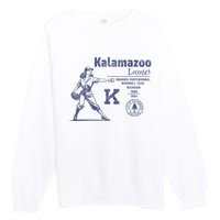 Kalamazoo Lassies Professional Women Baseball Team Premium Crewneck Sweatshirt