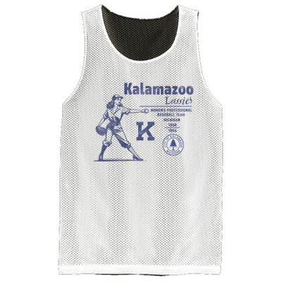 Kalamazoo Lassies Professional Women Baseball Team Mesh Reversible Basketball Jersey Tank