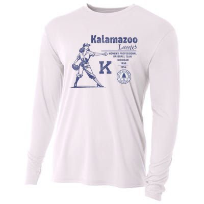 Kalamazoo Lassies Professional Women Baseball Team Cooling Performance Long Sleeve Crew