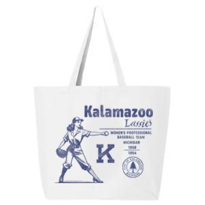 Kalamazoo Lassies Professional Women Baseball Team 25L Jumbo Tote