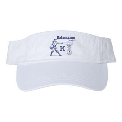 Kalamazoo Lassies Professional Women Baseball Team Valucap Bio-Washed Visor