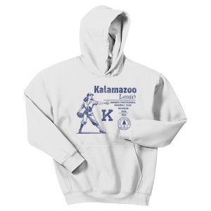 Kalamazoo Lassies Professional Women Baseball Team Kids Hoodie