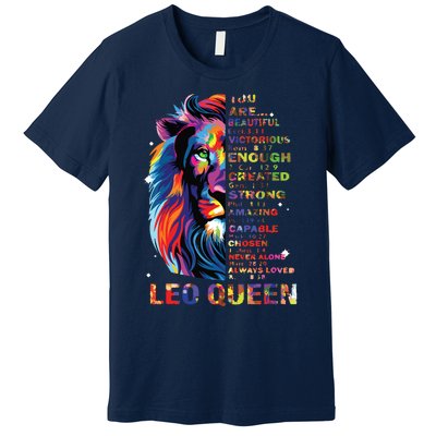 Ki Leo Queen Christian Bible Verse Costume Girl Premium T-Shirt