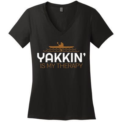 Kayak Lover Quote Gift Kayaking Accessories Equipment Gear Women's V-Neck T-Shirt