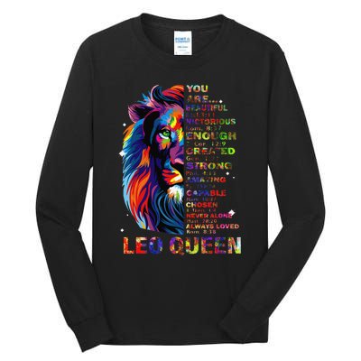 Ki Leo Queen Christian Bible Verse Costume Tall Long Sleeve T-Shirt