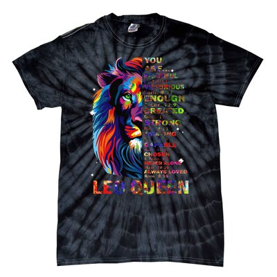 Ki Leo Queen Christian Bible Verse Costume Tie-Dye T-Shirt