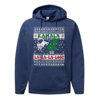 Kamala Lalalalost Retro Election Result 2024 Performance Fleece Hoodie