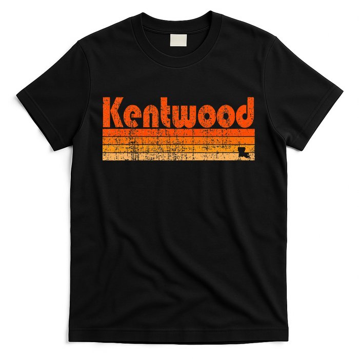 Kentwood Louisiana Retro 80s Style T-Shirt