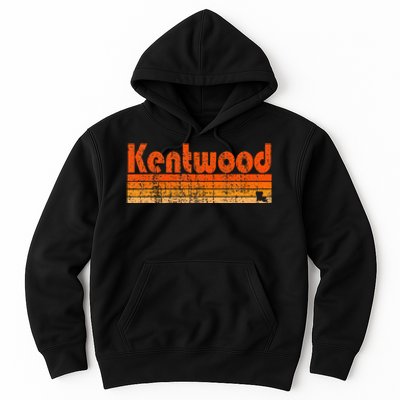 Kentwood Louisiana Retro 80s Style Hoodie