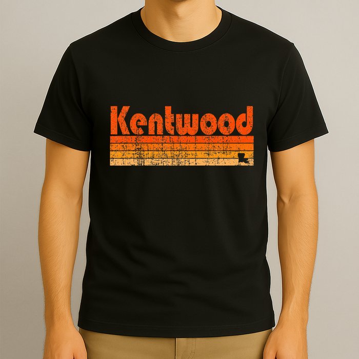 Kentwood Louisiana Retro 80s Style T-Shirt