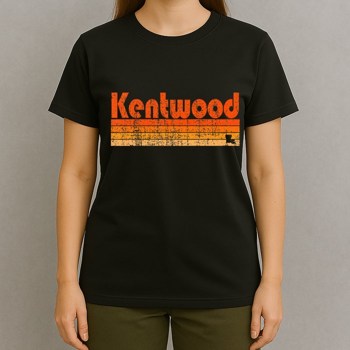 Kentwood Louisiana Retro 80s Style T-Shirt