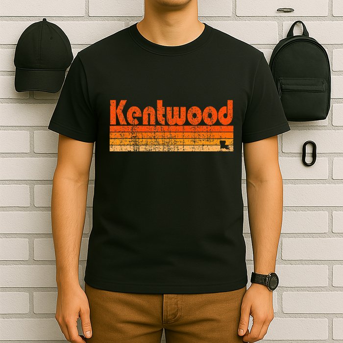 Kentwood Louisiana Retro 80s Style T-Shirt